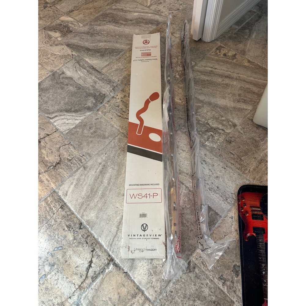 VintageView WS41 P Wine Rack Wall Series 4‎ Ft Steel Wine Storage new in box